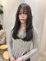 フィルムス 渋谷(FILMS)&nbsp;イメチェン/外ハネボブ/美髪/ワイドバング/ブルーブラック/前髪