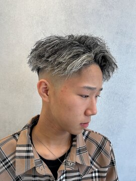 ルースト 西院店(ROOST) パイルツイスト×ホワイトハイライト