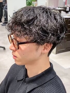 ソア 渋谷(soar) 20代30代メンズスパイラルパーマワイルドオシャレ感アッシュ