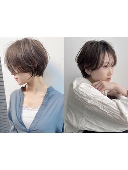 お洒落の幅がグッと広がるショート＆ボブはお任せ◎カジュアルなのに品のあるオシャレな仕上がりに＊