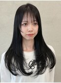 レイヤーカット髪質改善トリートメント前髪カット