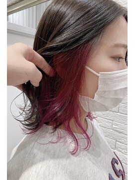 ルーチェココ ブラン(Lu'ce coco blanc) インナーカラーピンクラベンダー