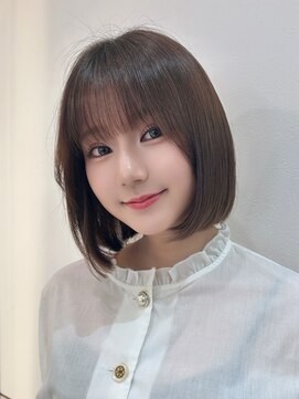 シー バイ ロンド 新宿(Sea by Lond) イメチェン×美髪[外ハネボブ/ボブ/グレージュ]