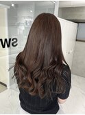 ブリーチなしのココアベージュ☆