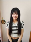 アレンジしやすいシールエクステ