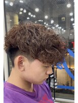 オーシャントーキョー 大阪(OCEAN TOKYO)&nbsp;波巻きパーマメンズツイストスパイラルパーマツーブロック