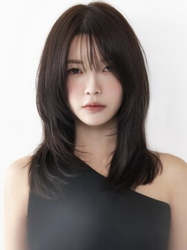 ジュノヘアージャパン 表参道(JUNO HAIR JAPAN) 韓国ヘア レイヤーカット 前髪 顔周りカット 縮毛矯正 イルミナ