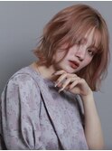 くびれボブ/ウェーブボブ