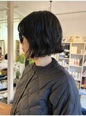 切りっぱなしボブ