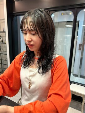 シータ(sheta) 【表参道sheets小林】ミディアムレイヤーカットパーマヘア