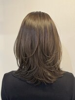 ムード(MOOD,)&nbsp;イメチェン/ピンクベージュ/アンブレラカラー/前髪/銀座駅