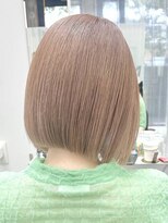 ワク 西尾店(waku) ボブ ベージュ ハイトーン