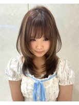 アイトーキョーエス 渋谷(AI TOKYO S) ハッシュカット/グレージュ/ツートンカラー/渋谷