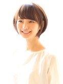 【３０代・４０代・５０代】丸みが綺麗な耳かけボブ
