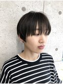 コンパクトショートボブ×うざバングスタイル☆