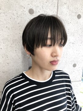 ア セカンド 清藤美容室第弐號(a sekand) コンパクトショートボブ×うざバングスタイル☆