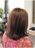 肩レングス外ハネボブ