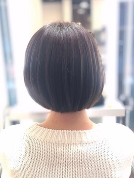 リノ 吉祥寺(Lino kichijoji) #大人かわいいツヤのあるミニボブ(バック)#20代 #30代  #吉祥寺