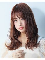 ヘアーサロンデフォーエバールークス(hairsalon de Forever Lux) 大人かわいい耳かけラフウェーブツヤカラー