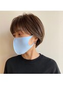 納まりが違うショートボブ