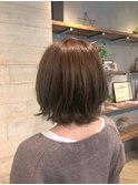 【EIGHT上尾】お客様スタイル_デザインカラー_ミディアム