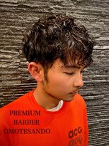 プレミアムバーバー 表参道店(PREMIUM BARBER produce by HIRO GINZA)&nbsp;スパイラルパーマ×ミディアム