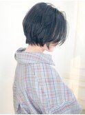 [morio成増]黒髪前髪なしショート