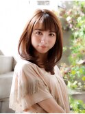 大人可愛い☆ナチュラル小顔ミディ