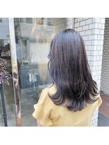 スラン(sran hair and spa) イルミナカラーでつやつやダークモカグレージュ