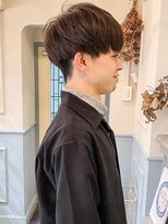 フレームプラス 御堂筋難波店(FRAME +)&nbsp;ショートマッシュ刈り上げツーブロック韓国ヘア