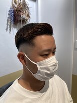 カムレイドフォーライフ(COMRADE 4 LIFE)&nbsp;アップバング　スキンフェード　担当松尾