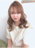 ウェーブ巻きミディアム