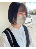 切りっぱなしボブ