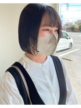 ミルヘアデザイン(mil hair design) 切りっぱなしボブ
