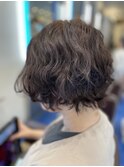 ショートリッジパーマ