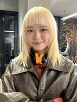 ソル ジングウマエ(SOL JINGUMAE)&nbsp;ミルクティーベージュダブルカラーグレージュカラーハイライト