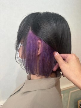 ヘアーサロン リアン 熊谷2号店(hair salon Rien) インナーバイオレット♪