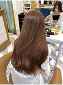 レイヤーカット　顔周り　髪質改善　ブリーチなし　前髪　北千住