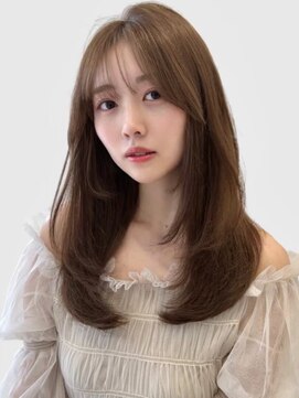 ユーフォリア 銀座本店(Euphoria) ストレート　髪質改善　シースルーバング　アッシュカラー