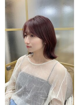 トッカ 三ノ宮店(tocca) ピンクブラウン/外ハネ