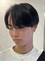 バイフィフス 原宿/表参道(by fifth)&nbsp;ナチュラルセンターパートニュアンスパーマシャドウパーマ黒髪