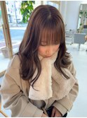 ベージュ/近鉄奈良/髪質改善/前髪/顔まわり/学割/ブラウンカラー