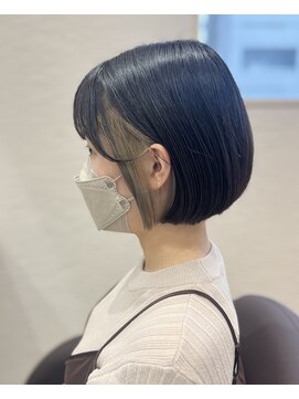 シュク 高円寺(SYUK) 顔周りインナーカラー/ミニボブ/SYUK高円寺【青木】