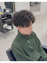 ブライト(BRIGHT) センターパートシャドウパーマ無造作パーマ