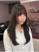 ハッシュカット/レイヤーカット/顔まわりレイヤー