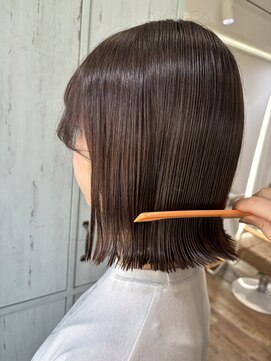 シュシュバイジャガラ 千葉駅北口店(chou chou byJAGARA) 切りっぱなしボブ【chou chou千葉・千葉駅】