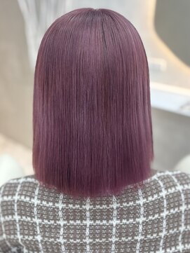 エス(Ess) 美髪/ワイドバング/ホワイトブロンド[髪質改善/ヘアセット/大宮]