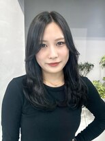 ヴェイン 渋谷(vain)&nbsp;イルミナカラーレイヤーカット顔まわりカット