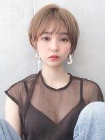 セイドット リー(Say. Ree)&nbsp;Say.丸みショートレイヤーミルクティーことりベージュ表参道青山