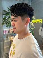 メンズサロン ブロック(Men's Salon bloc) サイドパート アップバング ビジネス ツーブロック スパイラル
